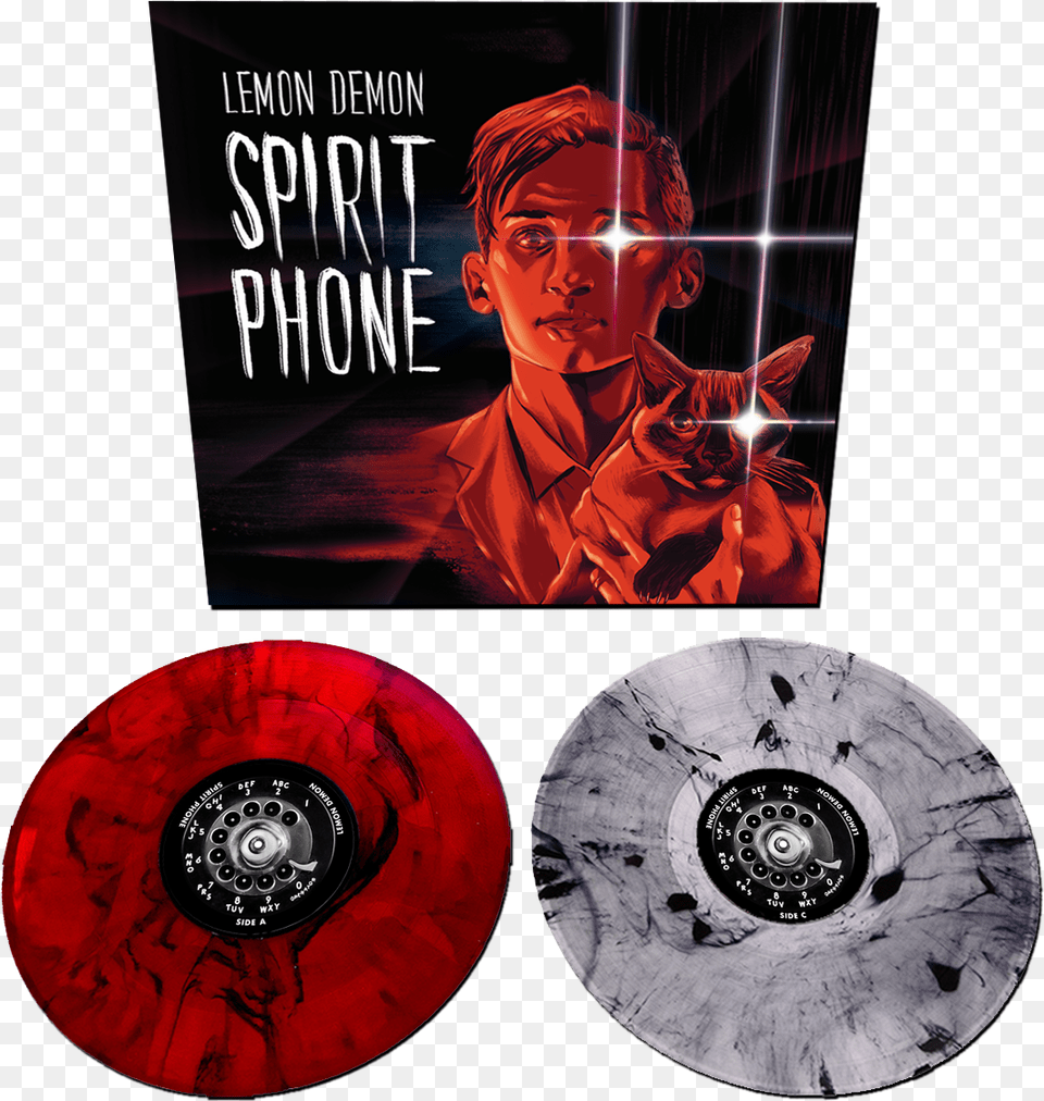 Lemon Demon Spirit Phone Vinyl, Adult, Person, Man, Male Free Png Download