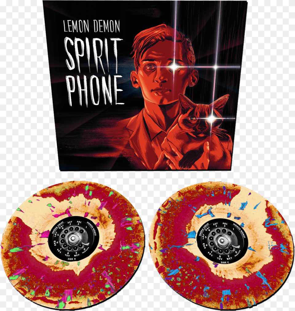 Lemon Demon Spirit Phone Vinyl Download Lemon Demon Spirit Phone Vinyl, Adult, Person, Man, Male Free Transparent Png