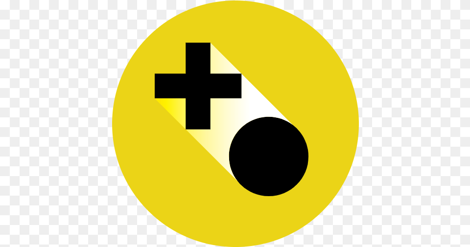 Lemon Dot, Symbol, Sign, Cross, Disk Png Image