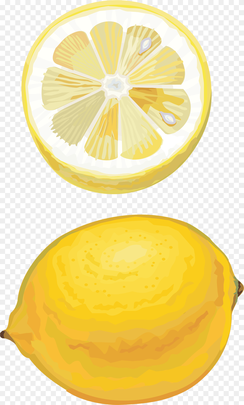 Lemon Drawing Transparent, Produce, Citrus Fruit, Food, Fruit Png Image