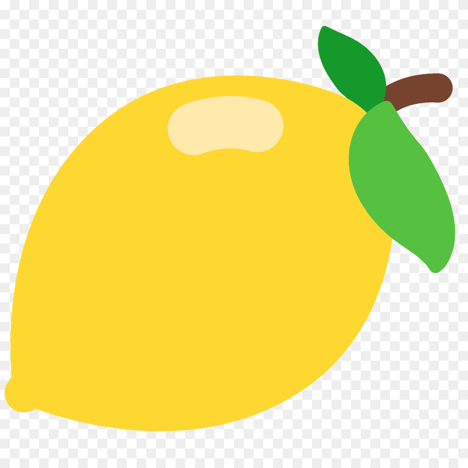 Lemon Emoji Clipart, Citrus Fruit, Food, Fruit, Plant Png Image