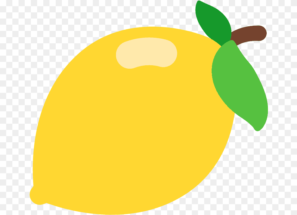 Lemon Emoji Clipart Transparent Background Cartoon Lemon, Citrus Fruit, Food, Fruit, Plant Free Png