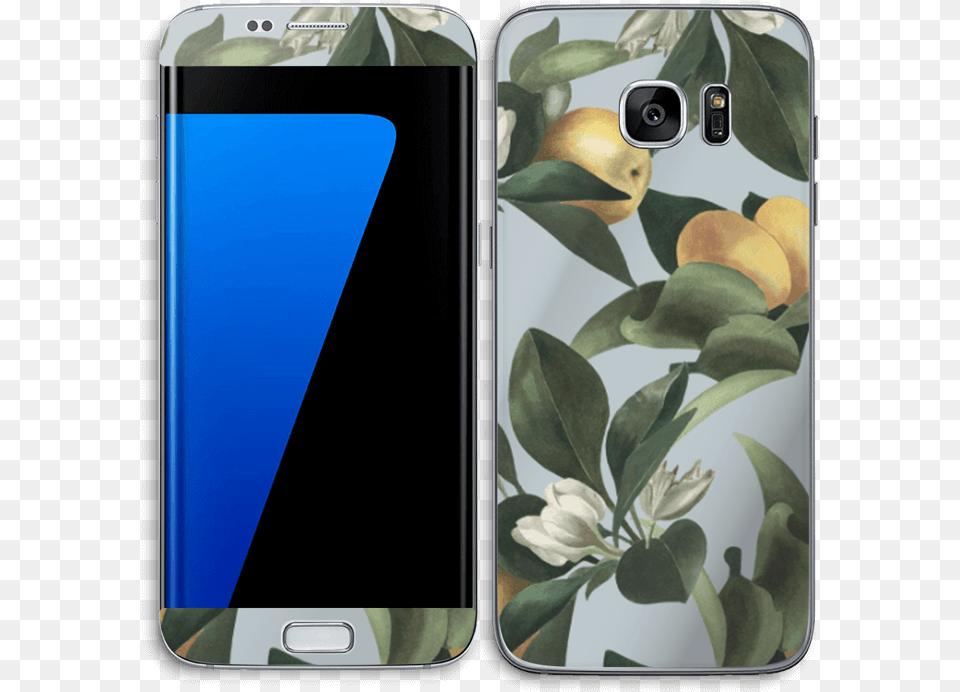 Lemon Flower Skin Galaxy S7 Edge Lemon Flower, Electronics, Mobile Phone, Phone, Plant Free Png Download