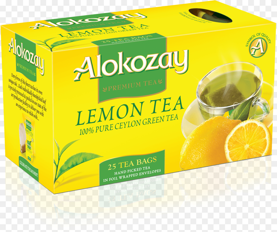 Lemon Green Tea Alokozay Lemon Green Tea, Beverage, Green Tea, Food, Fruit Png