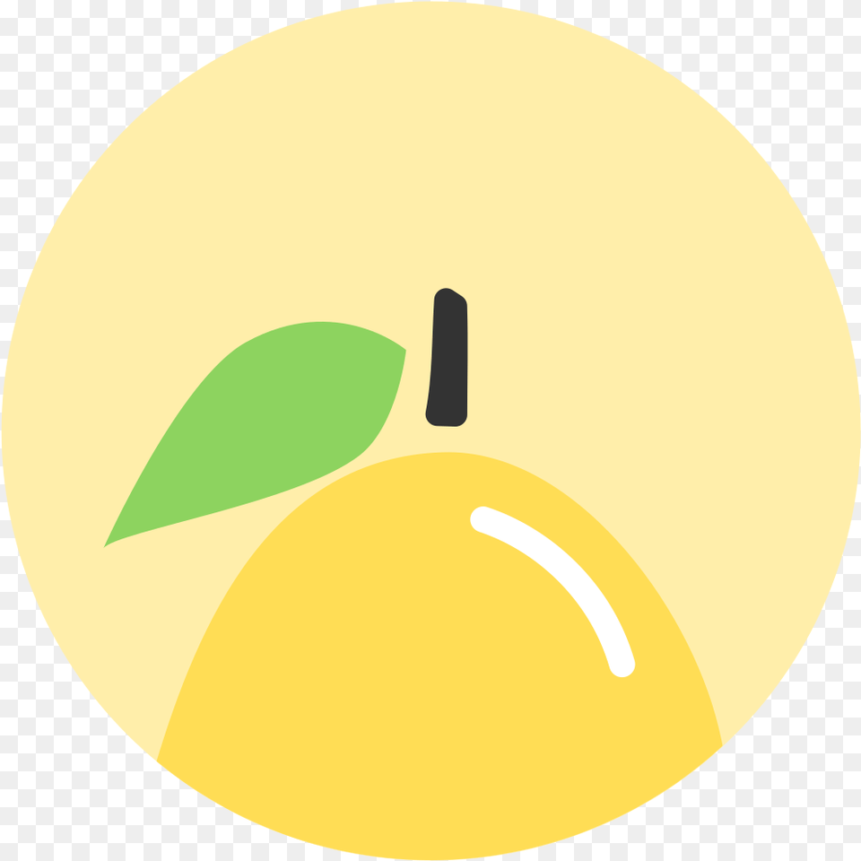 Lemon Icon Circle, Produce, Citrus Fruit, Food, Fruit Free Transparent Png