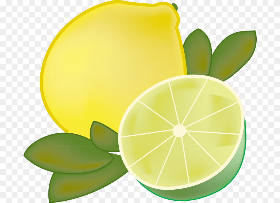 Lemon Lime By Vixy1989 Lemon And Lime Clipart, Citrus Fruit, Food, Fruit, Plant Free Png