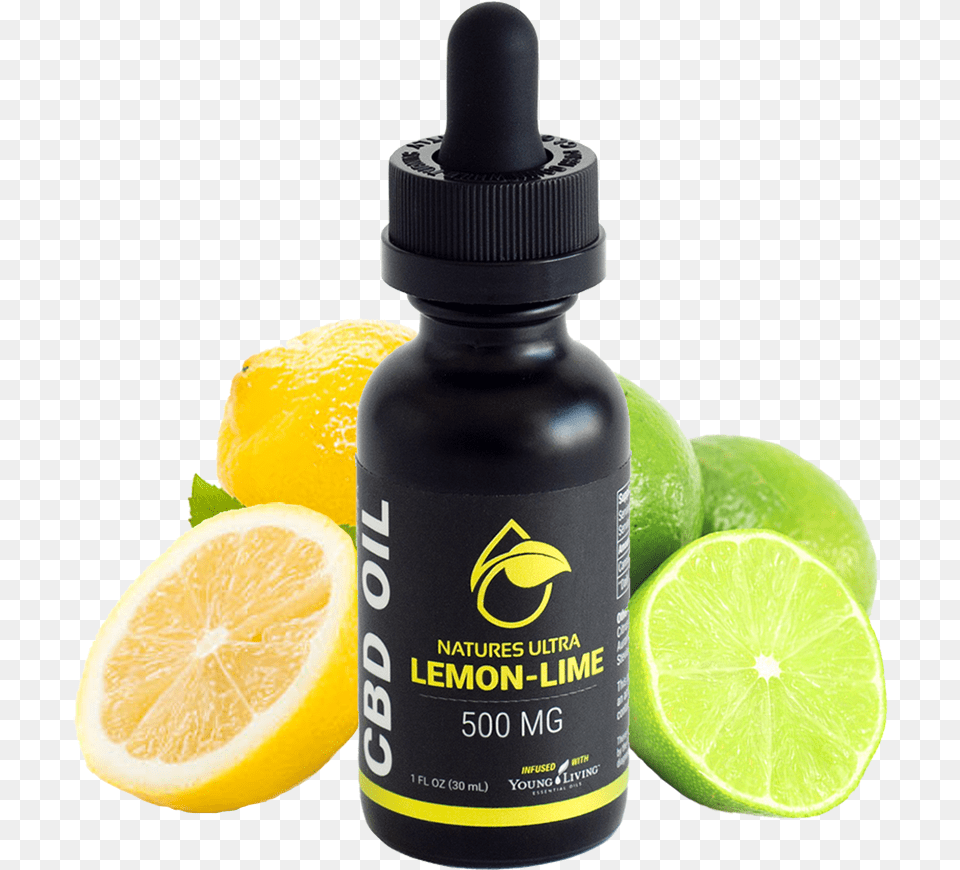Lemon Lime Cbd Oil 500 Mg, Produce, Fruit, Food, Citrus Fruit Free Transparent Png