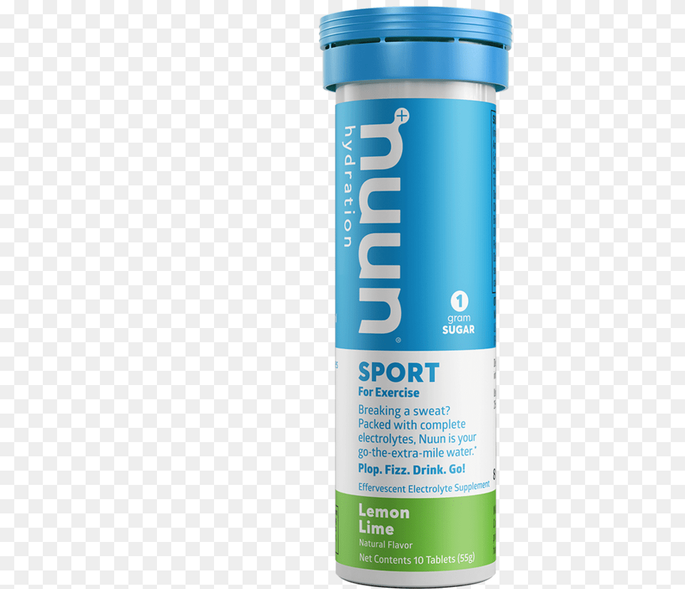 Lemon Lime Electrolyte Hydration Tablets Nuun Sport, Bottle, Shaker, Herbal, Herbs Free Png