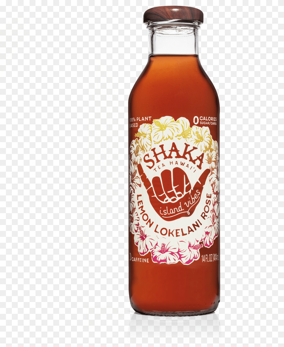 Lemon Lokelani Rose Shaka Pineapple Mint, Bottle, Food, Ketchup, Alcohol Free Png Download