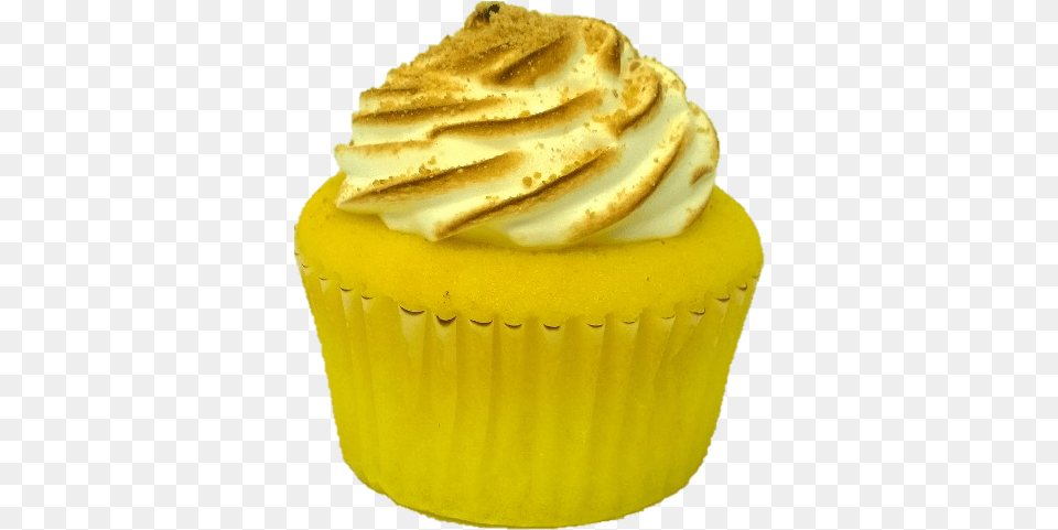 Lemon Meringue Pie Cupcakes Cupcake, Cake, Cream, Dessert, Food Png Image