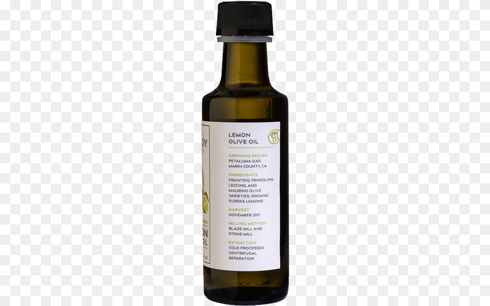 Lemon Olive Oil Glass Bottle, Food, Seasoning, Syrup, Cosmetics Png