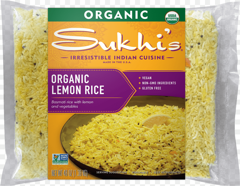 Lemon Rice Sukhi39s Organic Lemon Rice, Food, Grain, Produce Png Image