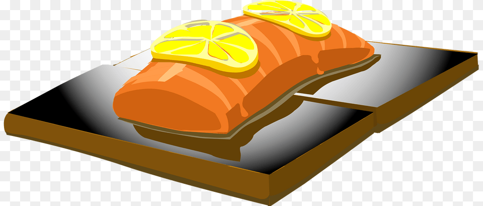 Lemon Salmon Clipart, Food, Meal Png