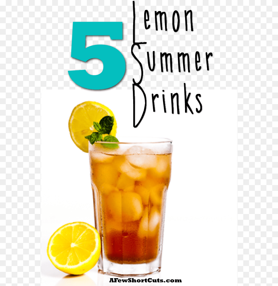 Lemon Summer Drinks Iced Tea, Alcohol, Plant, Mojito, Herbs Free Transparent Png