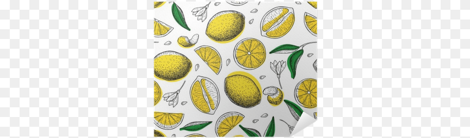 Lemon Vector Seamless Pattern Lemon Pattern, Citrus Fruit, Food, Fruit, Plant Free Png Download