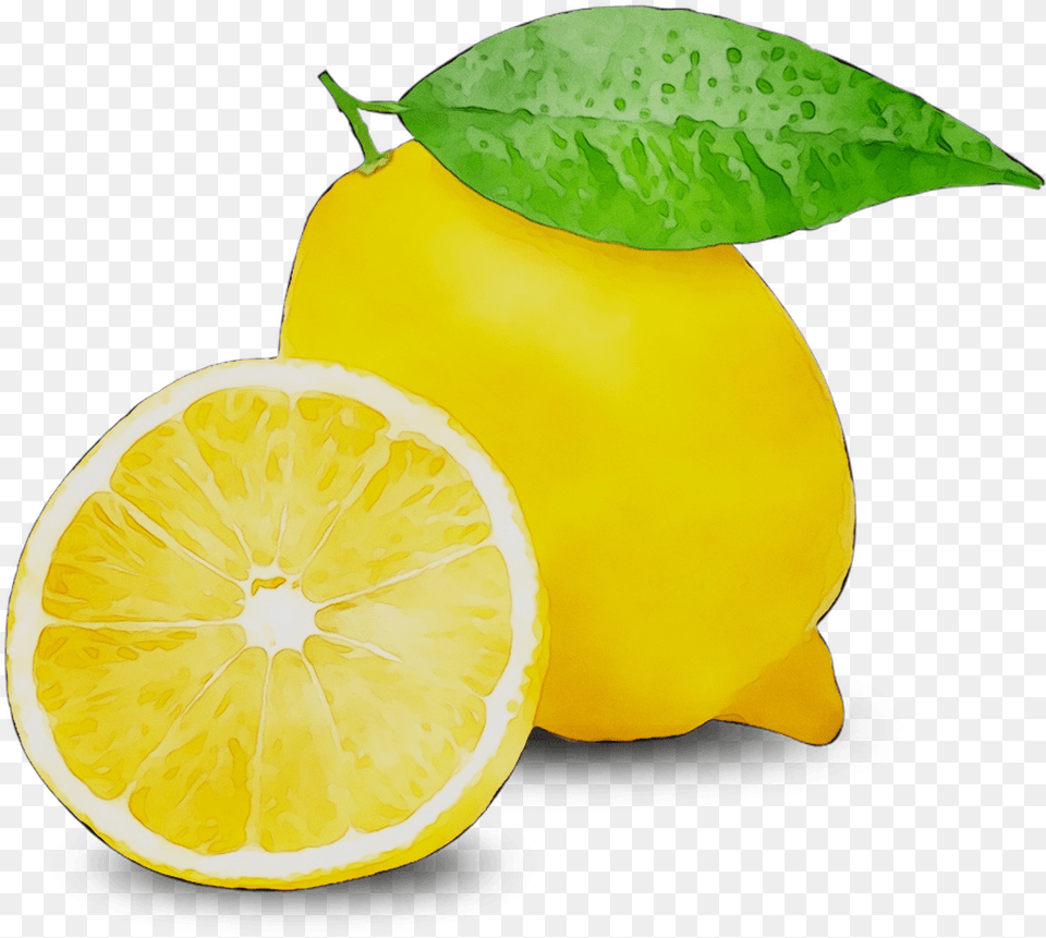 Lemon Vitamin C Vegetarian Cuisine Fruit Transparent Lemon, Citrus Fruit, Food, Plant, Produce Free Png Download