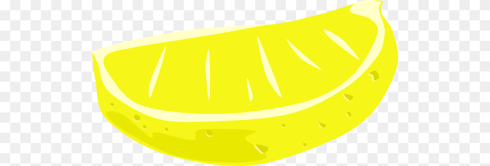 Lemon Wedge Clip Art, Citrus Fruit, Food, Fruit, Plant Free Png Download