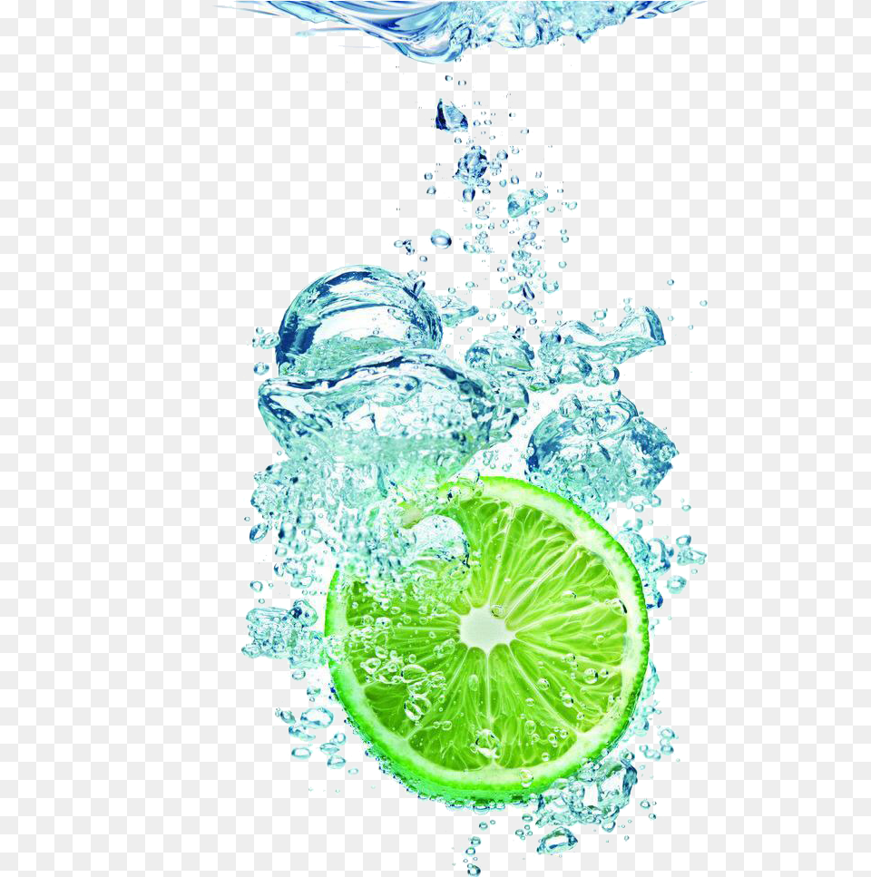 Lemon With Water, Citrus Fruit, Food, Fruit, Lime Png Image