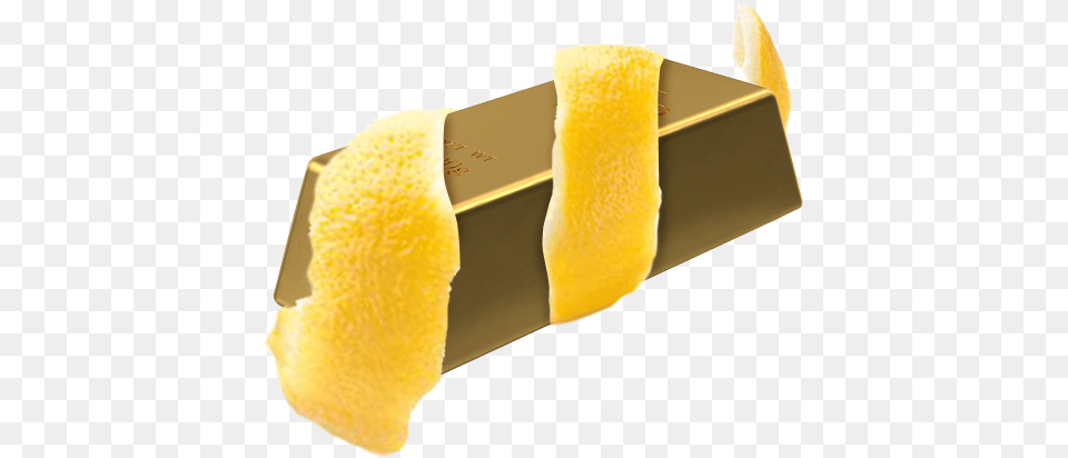 Lemon Wrapped Around A Gold Brick Cutout Album On Imgur Gold Brick Wrapped In Lemon, Peel, Food, Fruit, Plant Png