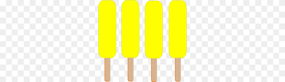 Lemon Yellow Single Popsicle Clip Art, Food, Ice Pop, Cream, Dessert Free Transparent Png