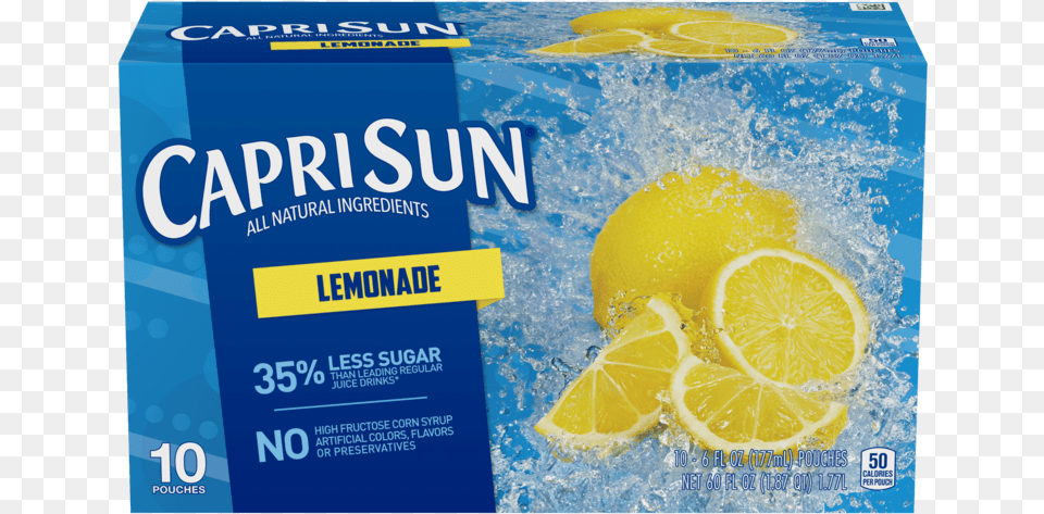 Lemonade Capri Sun, Citrus Fruit, Food, Fruit, Plant Free Png