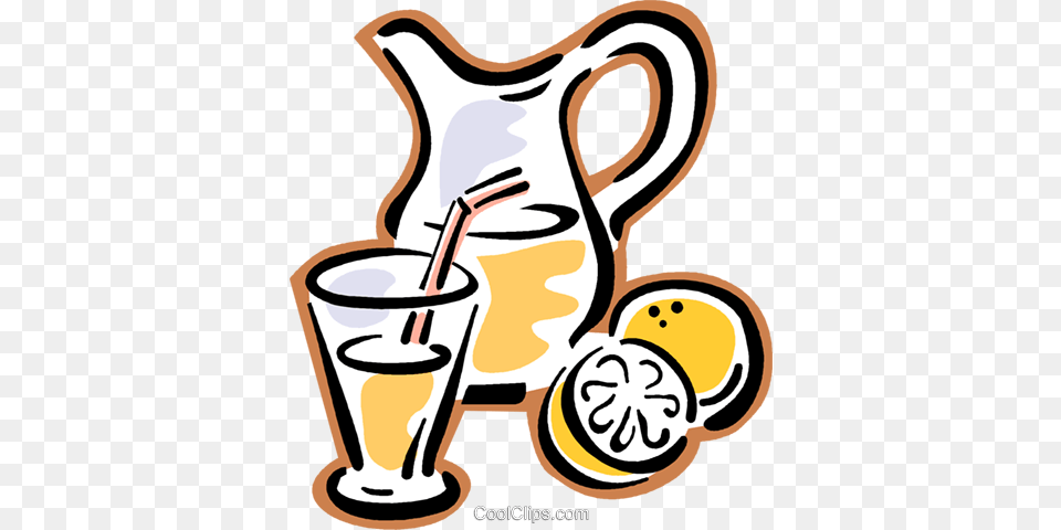 Lemonade Jug Of Juice Royalty Free Vector Clip Art Food Amp Beverages Clipart, Beverage, Milk, Plant, Lawn Mower Png