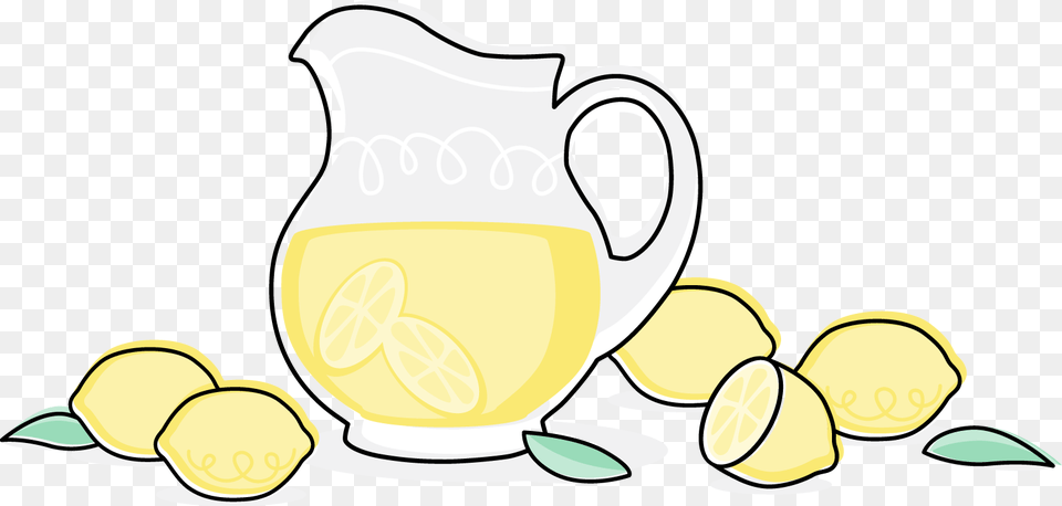 Lemonade Pitcher Drawing, Beverage, Plant, Lemon, Produce Free Png