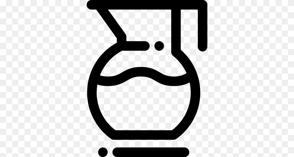 Lemonade Pitcher Icon, Gray Free Transparent Png