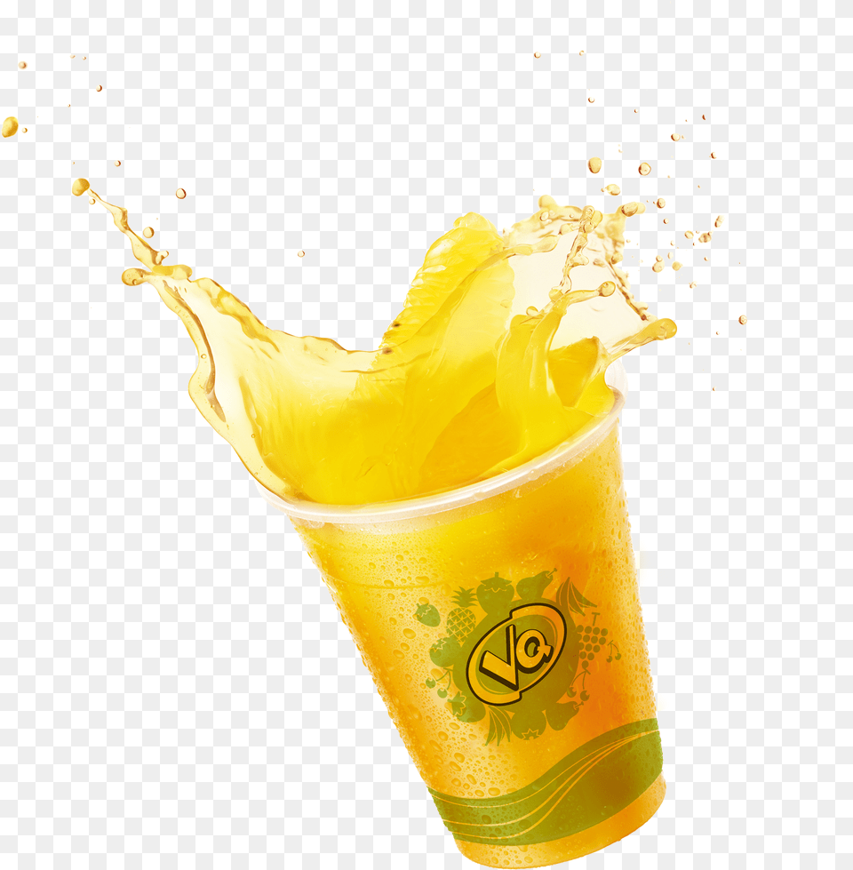 Lemonade Splash Picture Orange Juice, Beverage, Orange Juice Free Png Download