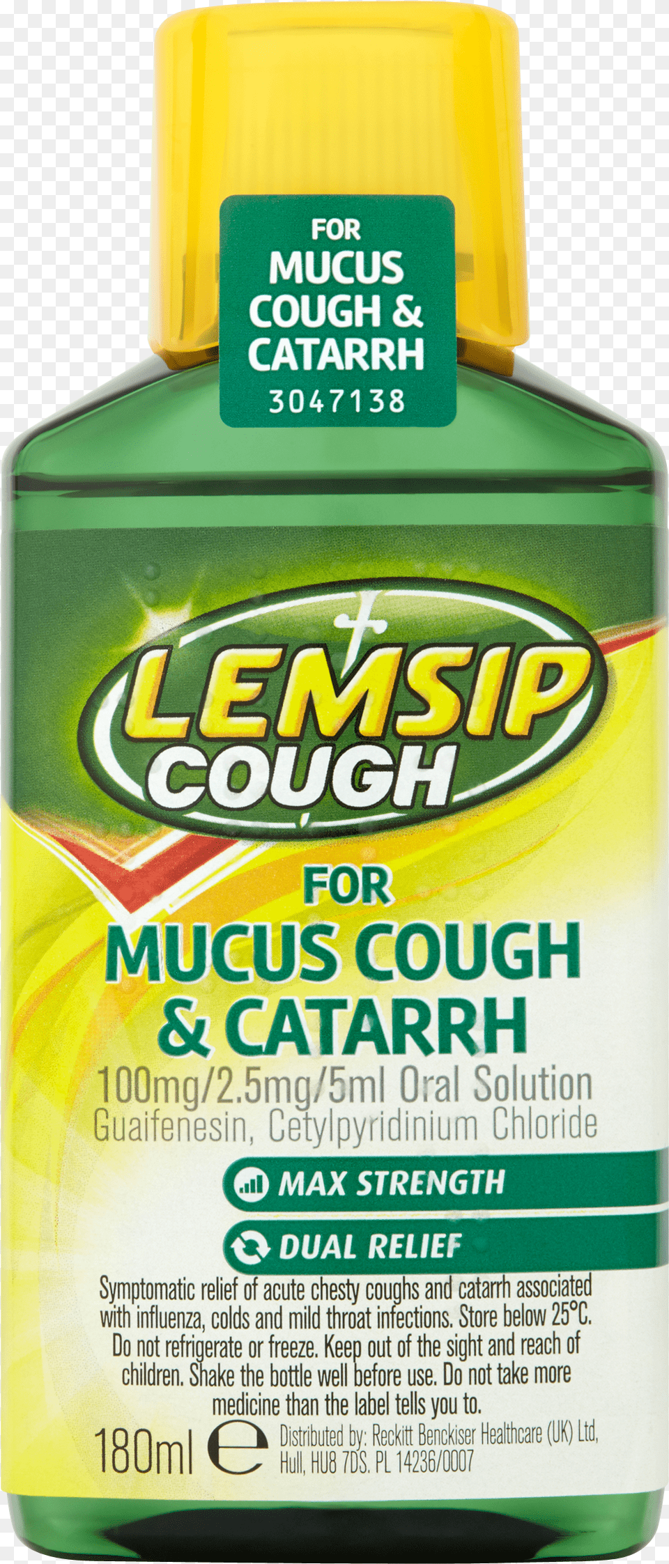 Lemsip Cough For Mucus Cough Amp Catarrh 100mg2 Medicine For Catarrh And Cough, Bottle, Can, Tin, Cosmetics Png Image