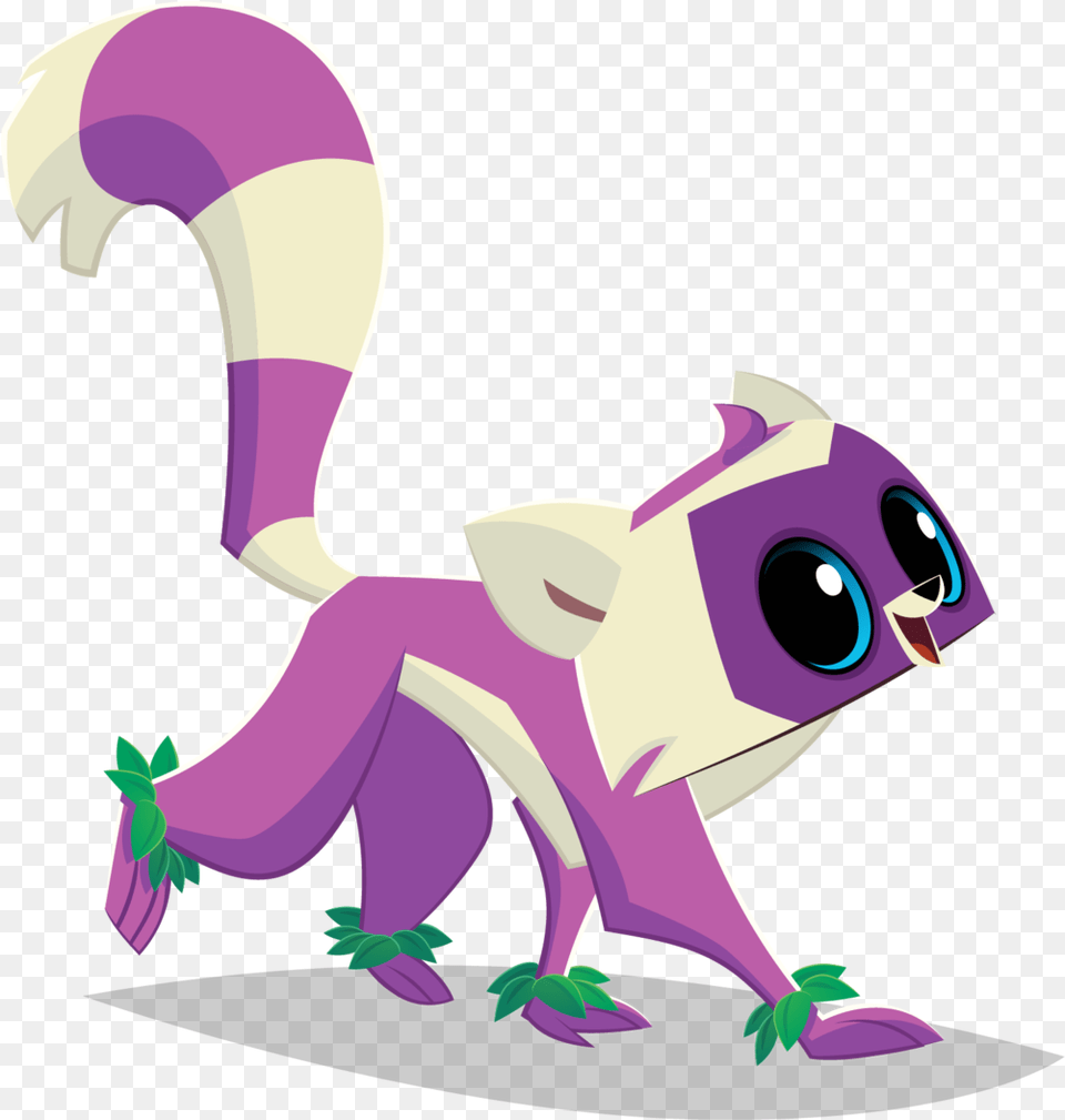 Lemur Animal Jam Archives, Purple, Cartoon, Fish, Sea Life Free Transparent Png