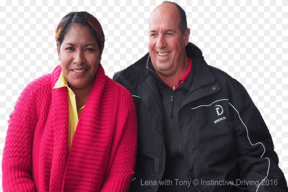 Lena And Tony Loughhead Wheelchair, Jacket, Clothing, Coat, Sweater Png Image