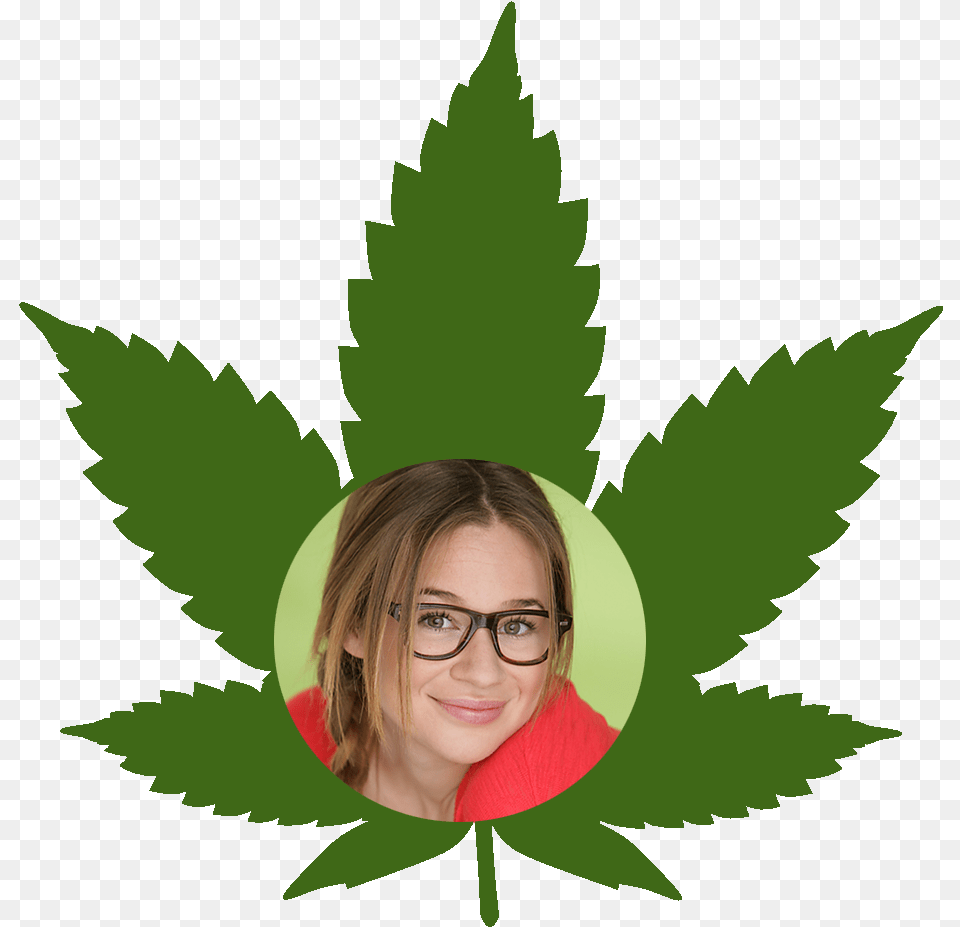 Lena Cast Pot Headshots Transparent Background Marijuana Leaf, Plant, Person, Woman, Head Png Image