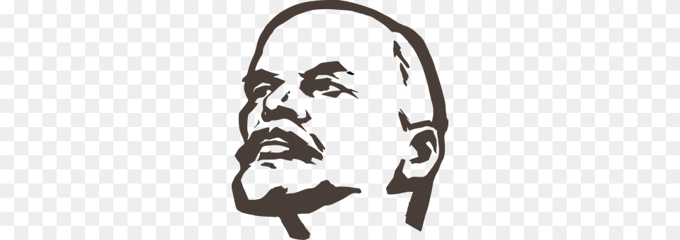Lenin Stencil, Head, Person, Face Png