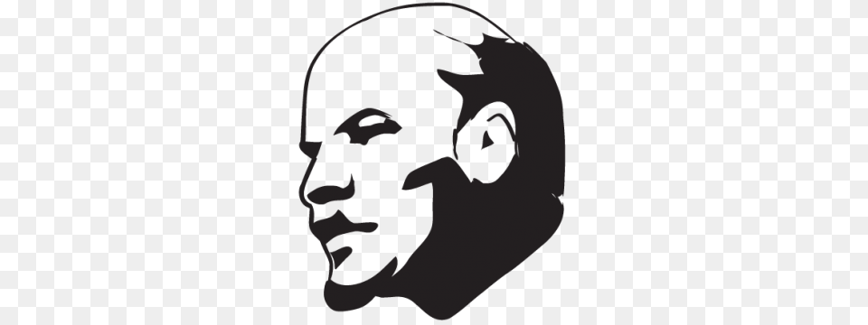 Lenin, Head, Person, Face, Stencil Free Png