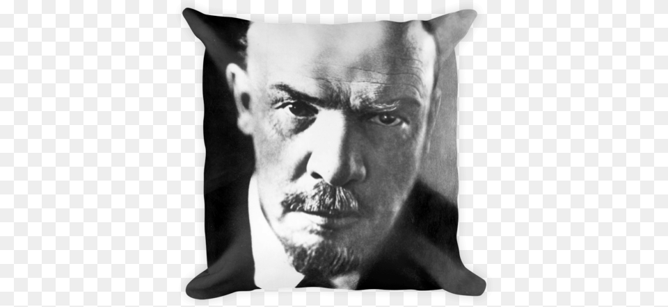 Lenin Double Sided Pillow Chernie Podushki, Face, Portrait, Head, Photography Free Png Download