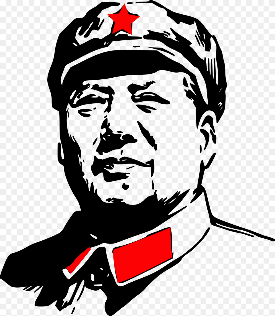 Lenin Of Zedong Maoism China Chairman Party Clipart Mao Zedong, Symbol, Star Symbol Png Image