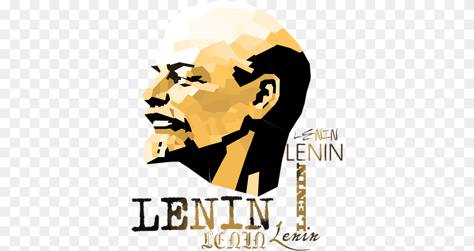Lenin Stencil Print, Advertisement, Poster, Adult, Male Free Png Download