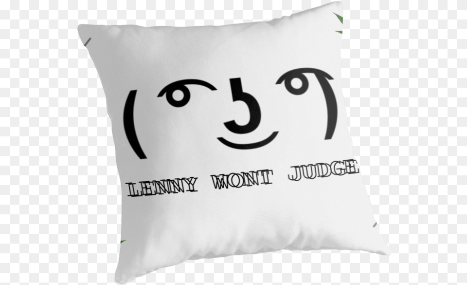 Lenny Face, Cushion, Pillow, Home Decor, Adult Png Image