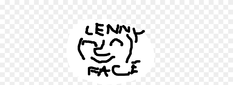Lenny Face Layer Dot, Handwriting, Stencil, Text, Person Png Image