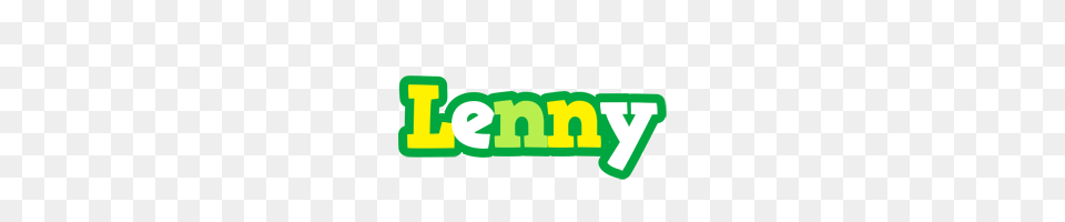 Lenny Logo Name Logo Generator, Green, Dynamite, Weapon Free Transparent Png