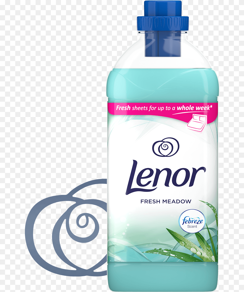 Lenor Fabric Conditioner Fresh Meadow Lenor Sparkling Bloom Yellow Poppy, Bottle, Water Bottle, Beverage, Mineral Water Free Png