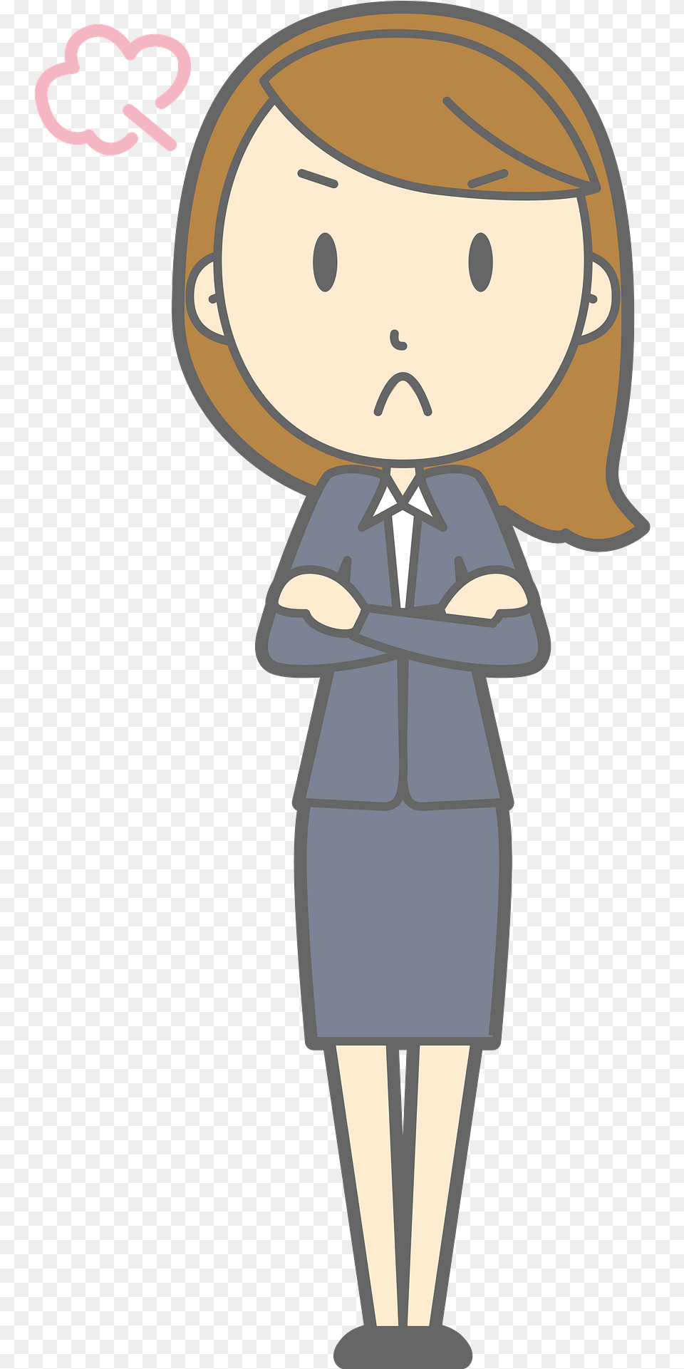 Lenore Businesswoman Is Angry Clipart Free Download Woman With No Money Clipart, Book, Comics, Publication, Person Png