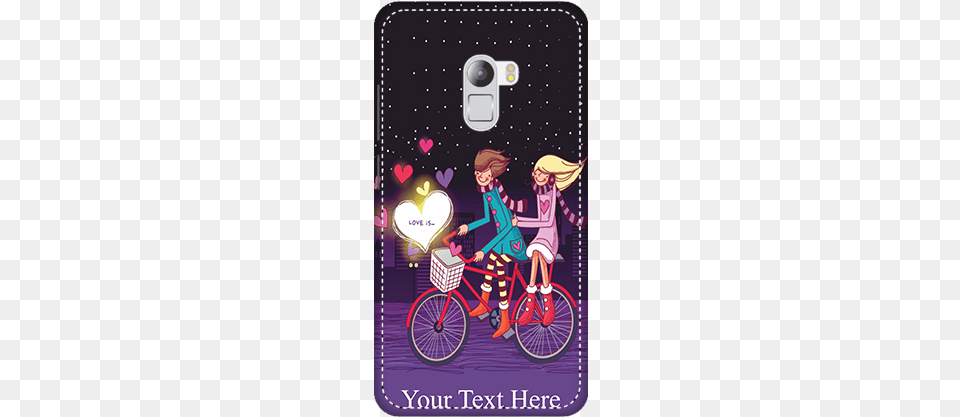 Lenovo K4 Note Ride Valentine39s Day Mobile Cover Violas Note 5 Back Cover, Book, Publication, Vehicle, Bicycle Free Png Download