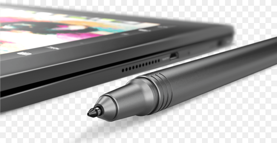 Lenovo Yoga Book Pen Close Up Lenovo Yogabook Carbon Black 101 Inch Intel, Computer, Electronics, Tablet Computer Png Image