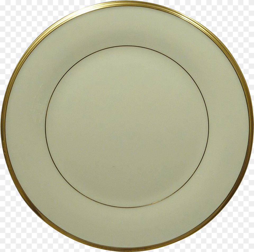 Lenox China Pattern Eternal Gold Trim Salad Gold Plate No Background, Art, Porcelain, Pottery, Saucer Free Transparent Png