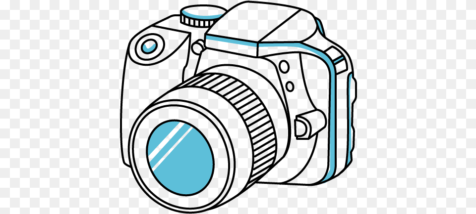 Lens Drawing Animated Camera Transparent U0026 Clipart Dslr Camera Clipart, Astronomy, Moon, Nature, Night Png Image