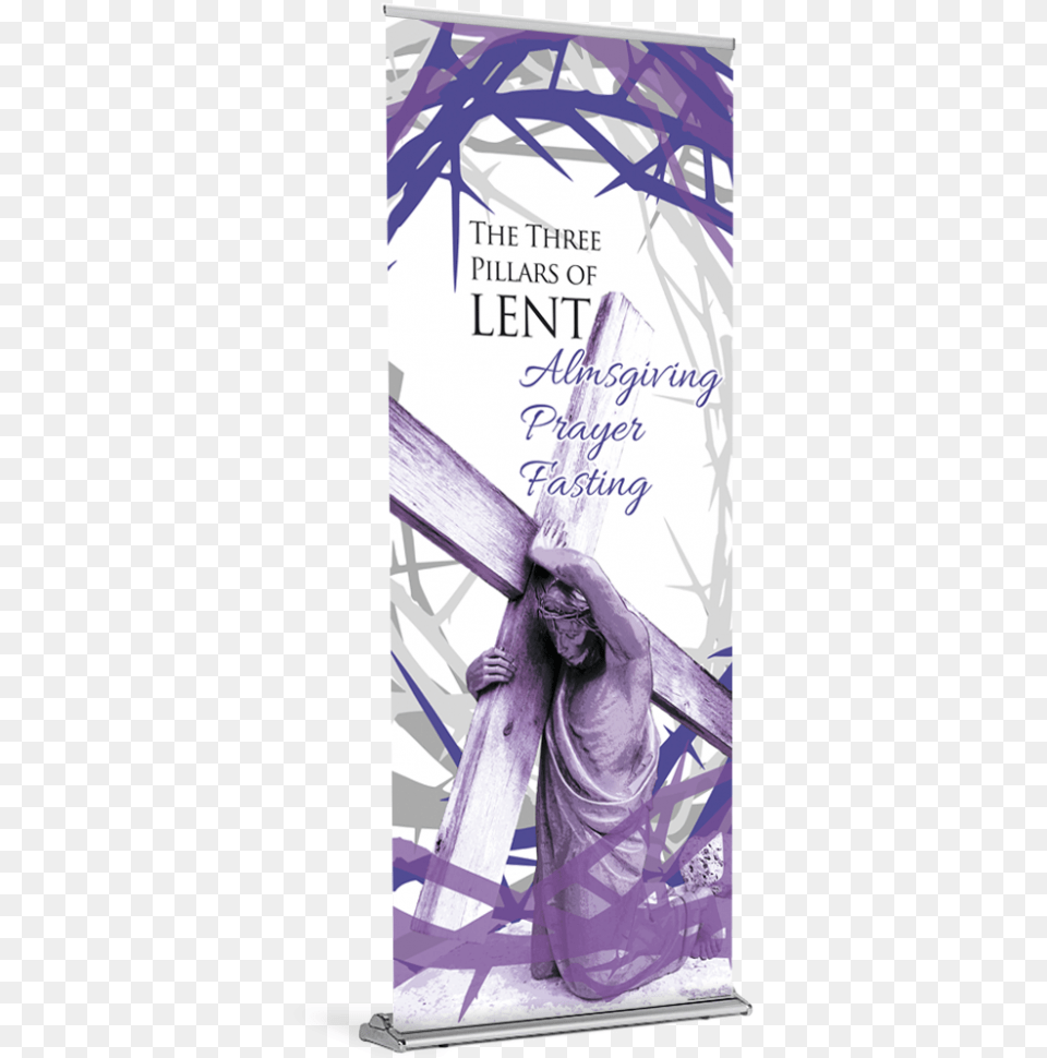 Lent Banner, Book, Publication, Purple, Cross Png