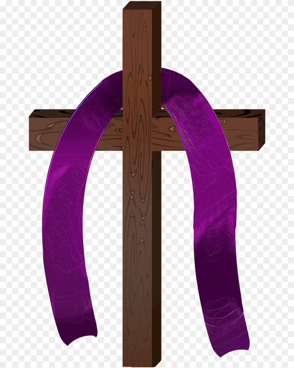 Lent Congregational Song Lent Clip Art, Purple, Cross, Symbol, Horseshoe Free Png