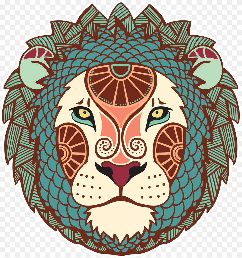 Leo, Art, Pattern, Home Decor, Drawing Free Png